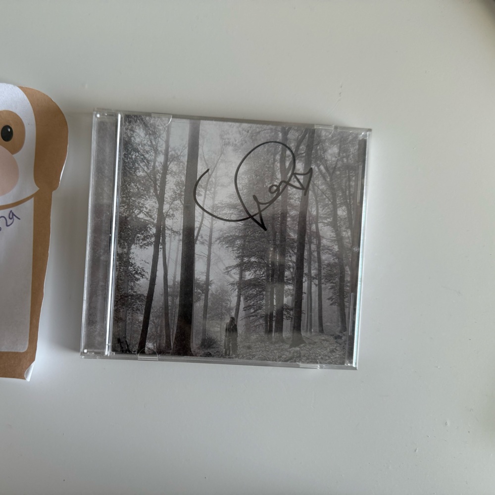 Taylor Swift Handsigned Folklore CD